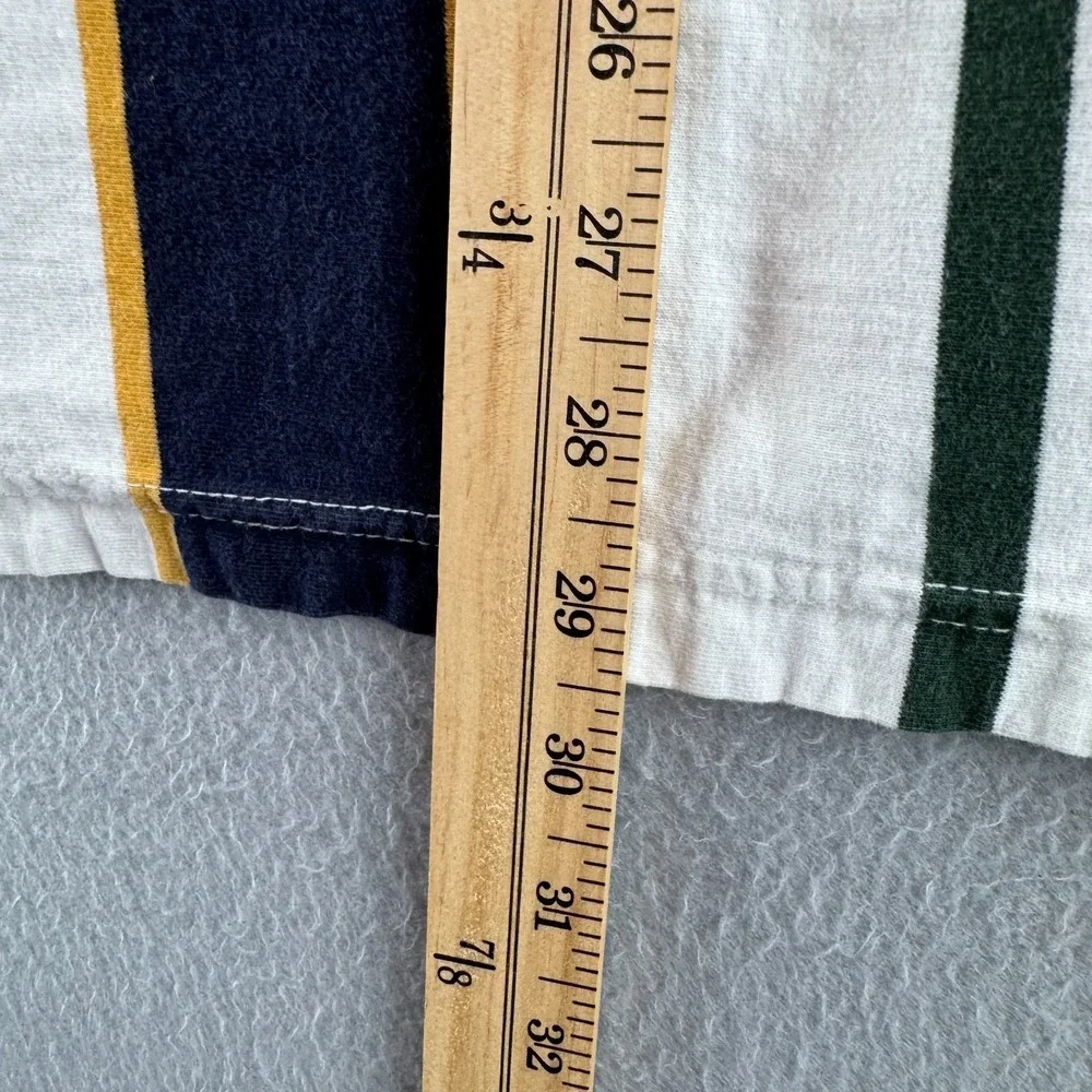 Vintage Chaps Ralph Lauren Rugby Shirt Mens Large 90s Striped Preppy Polo